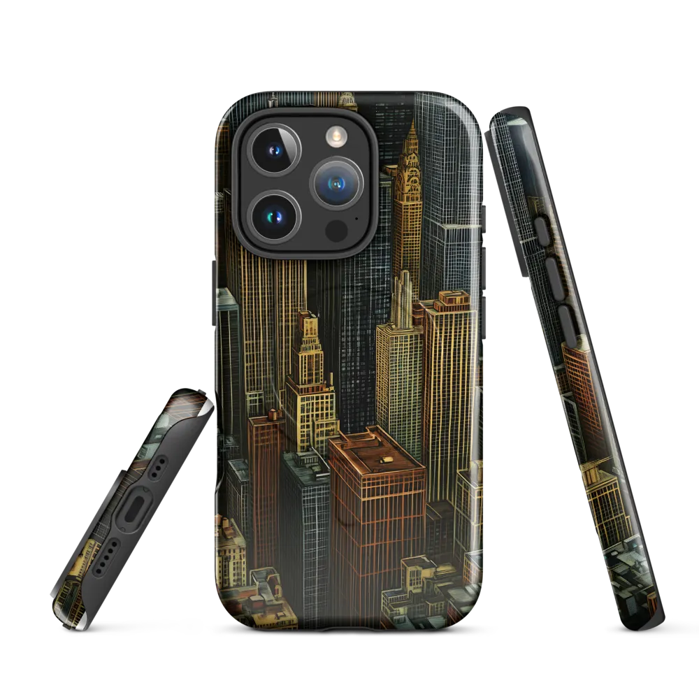 Urban Elegance: A Golden Cityscape