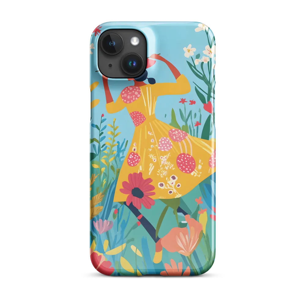 Dancing Among Blossoms | Phone Case |  15 Plus | Snap Case | Glossy