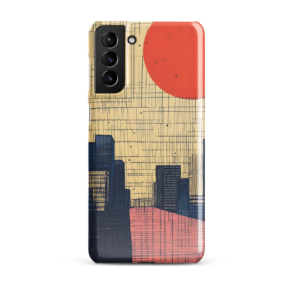Urban Echoes: A Minimalist Cityscape