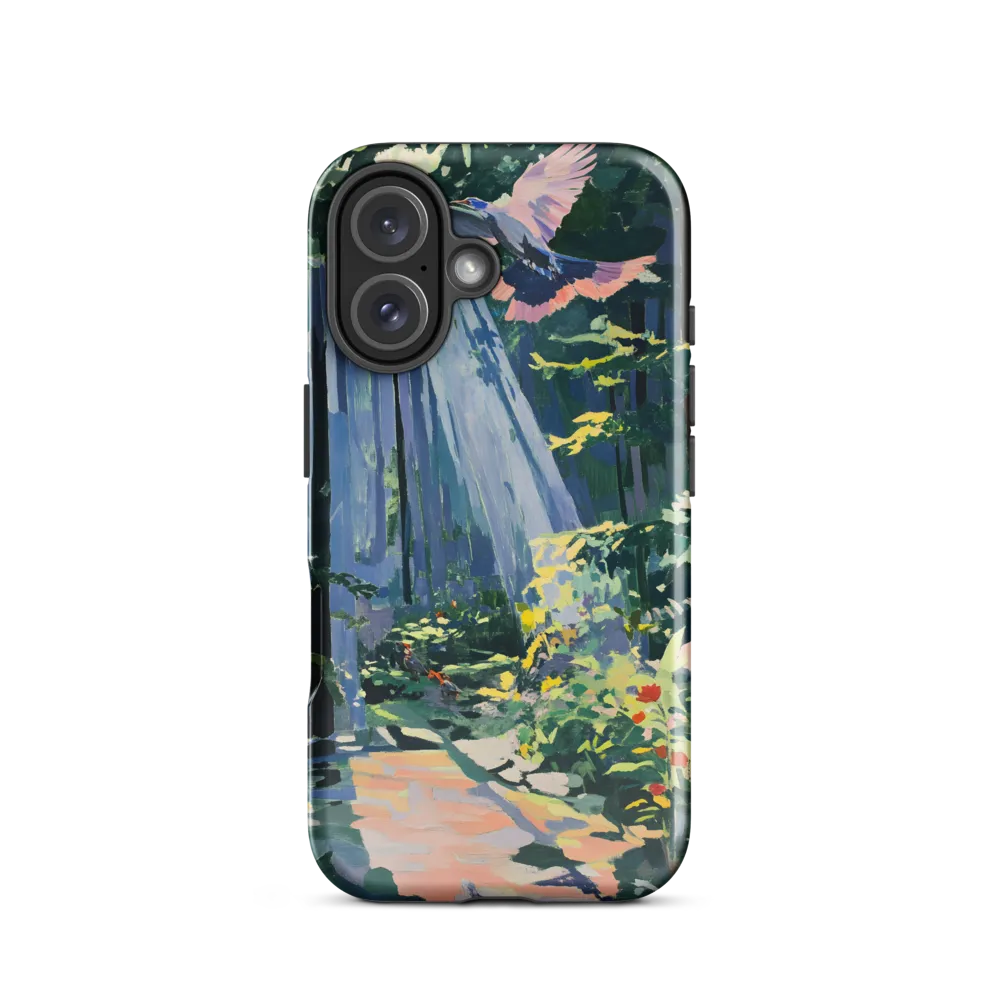 Flight of Light: A Serene Forest | Phone Case |  16 | Tough Case | Glossy