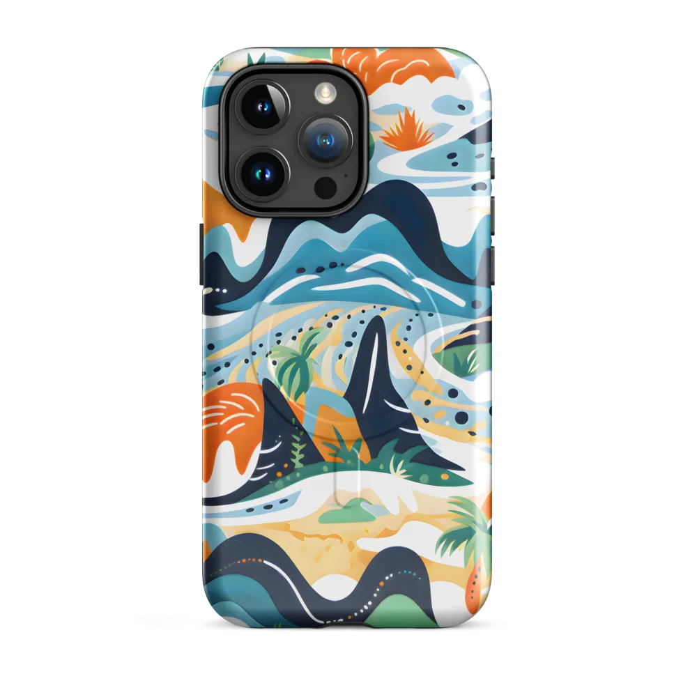 Abstract Tropical Landscape