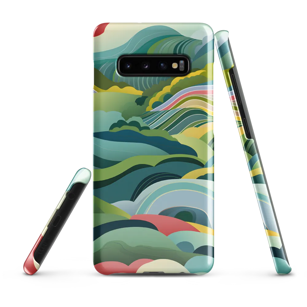 Waves of Serenity | Phone Case |  S10 Plus | Snap Case | Glossy