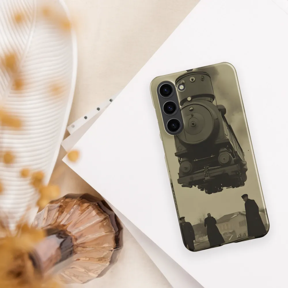 Suspended Reality: The Hovering Locomotive | Phone Case |  S23 Plus | Snap Case | Matte