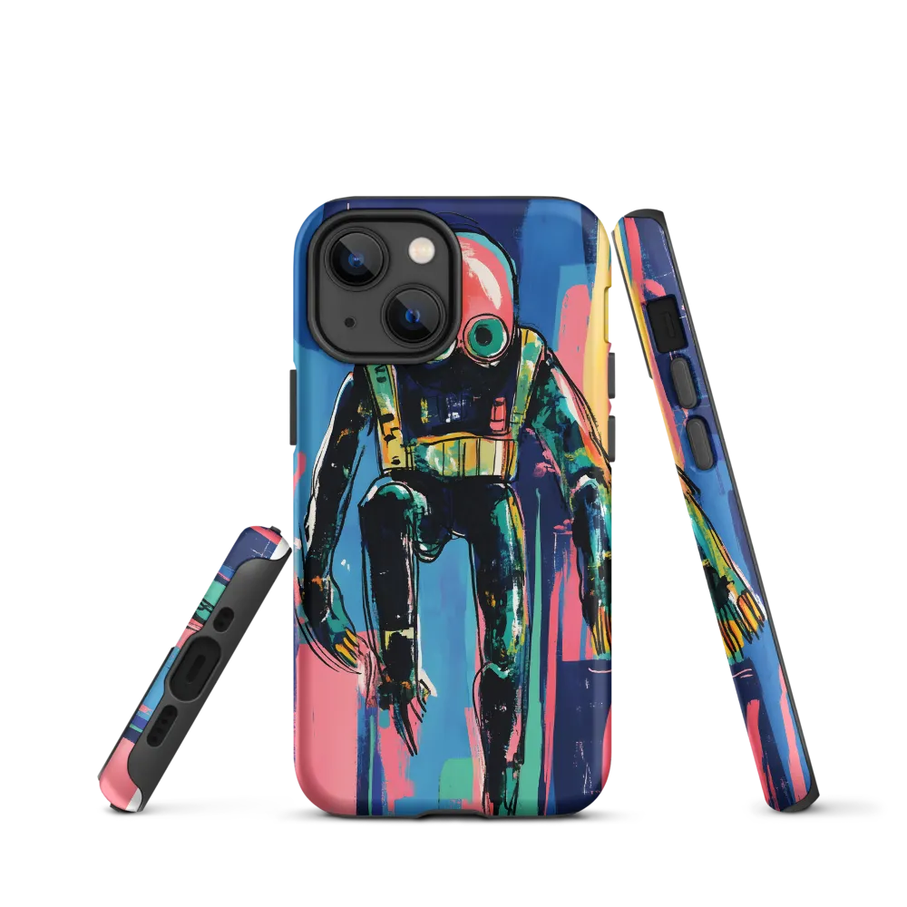 Diver in Vibrant Motion