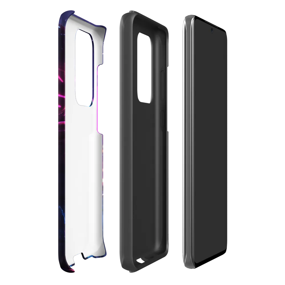 Dystopian Elegance: Cyberpunk Figure in Neon