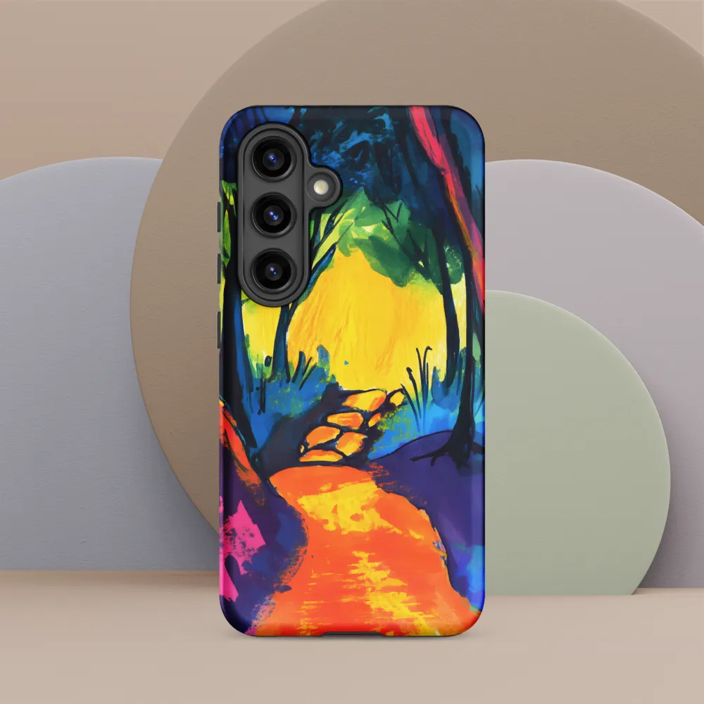 Path Through a Vibrant Forest