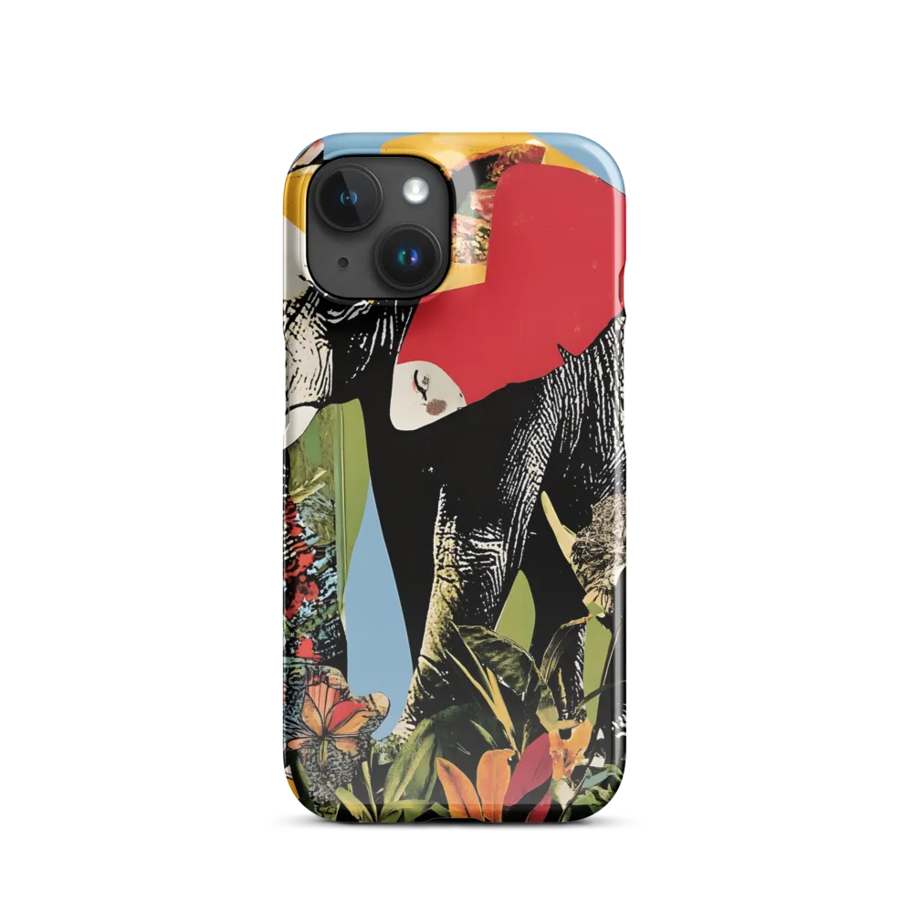 Harmony of Nature: The Elephant's Embrace | Phone Case |  15 | Snap Case | Glossy