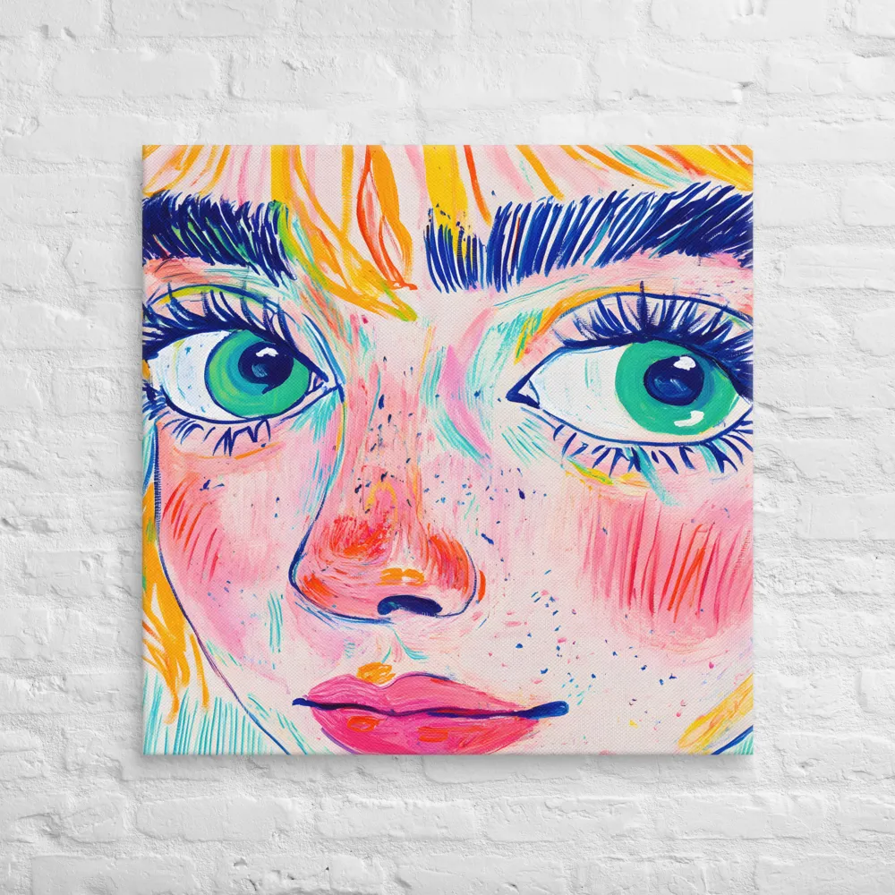 Vibrant Gaze | Canvas | 32″×32″