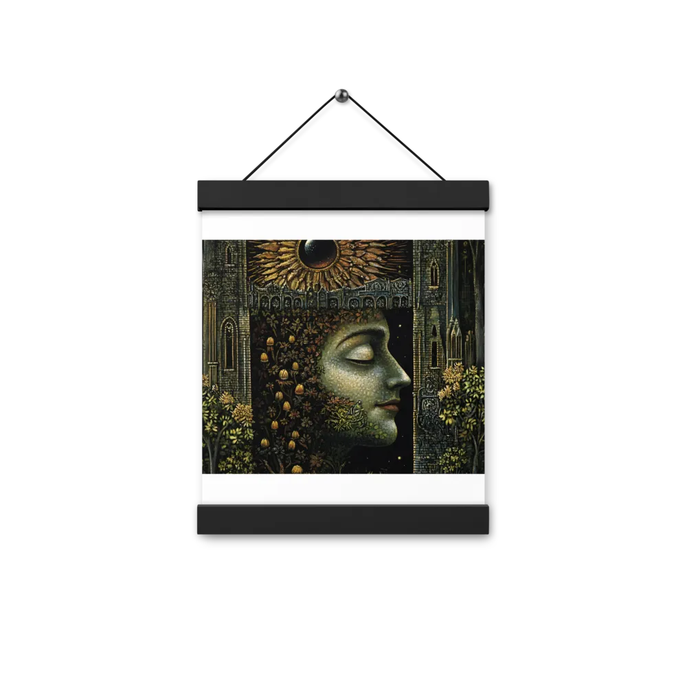 Nature’s Embrace: The Infinite Connection | Poster With Black Wood Hanger | 8″×10″
