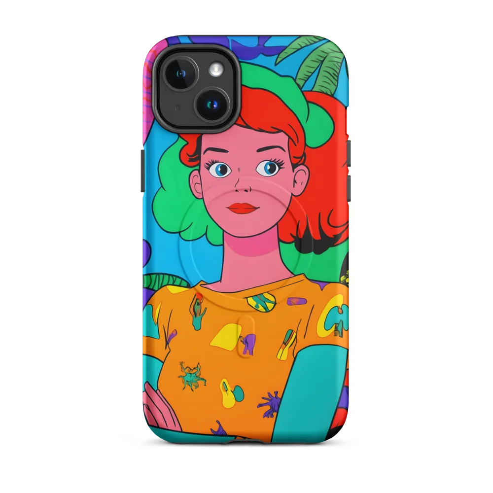 Tropical Vibes: A Playful Portrait