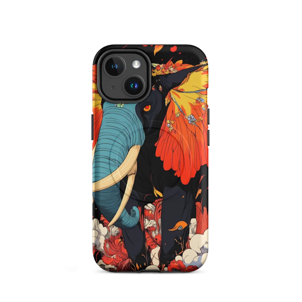 Majesty of the Floral Elephant | Phone Case |  14 | MagSafe® Tough Case | Matte