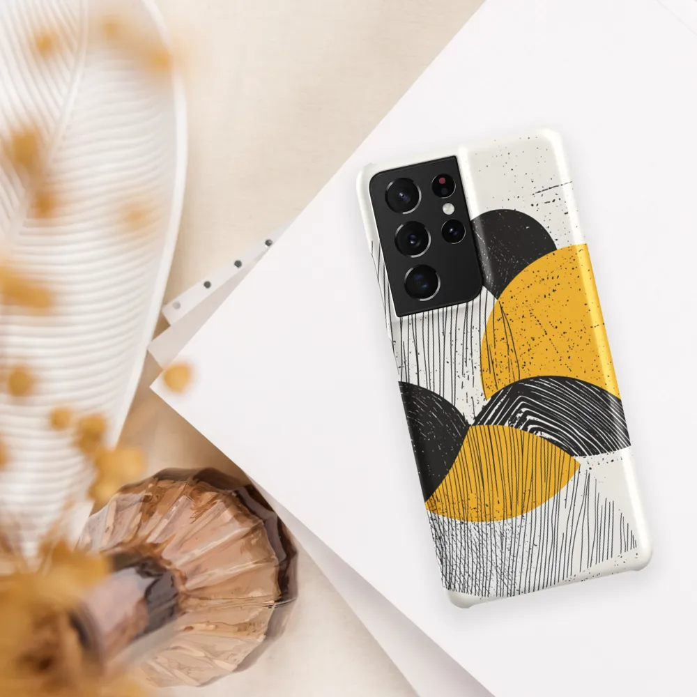 Dynamic Harmony in Black and Yellow