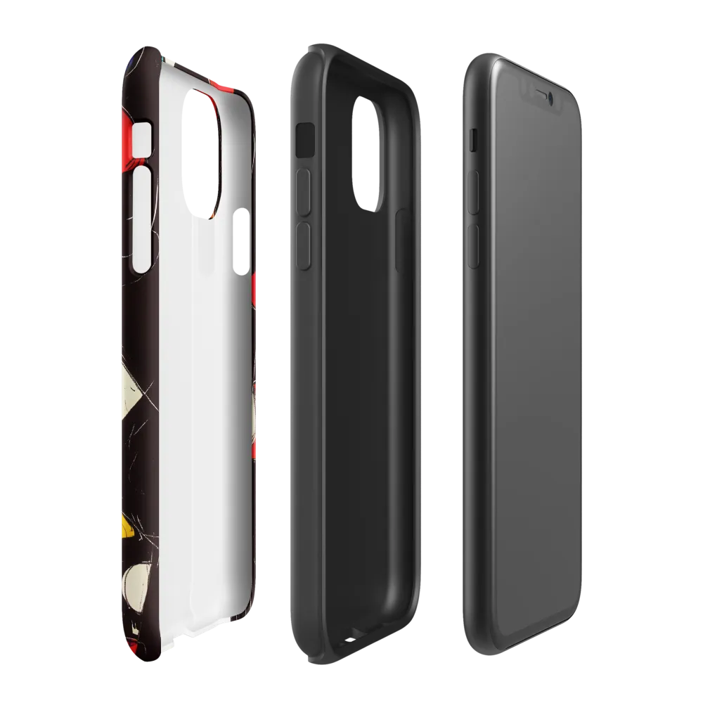 Vibrant Geometric Symphony | Phone Case |  11 | Tough Case | Glossy