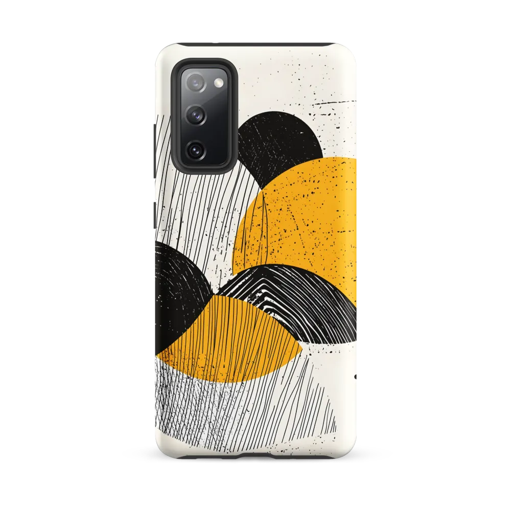 Dynamic Harmony in Black and Yellow