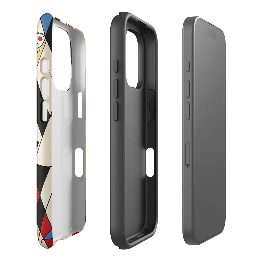 Dynamic Geometric Symphony | Phone Case |  16 Pro | Tough Case | Matte