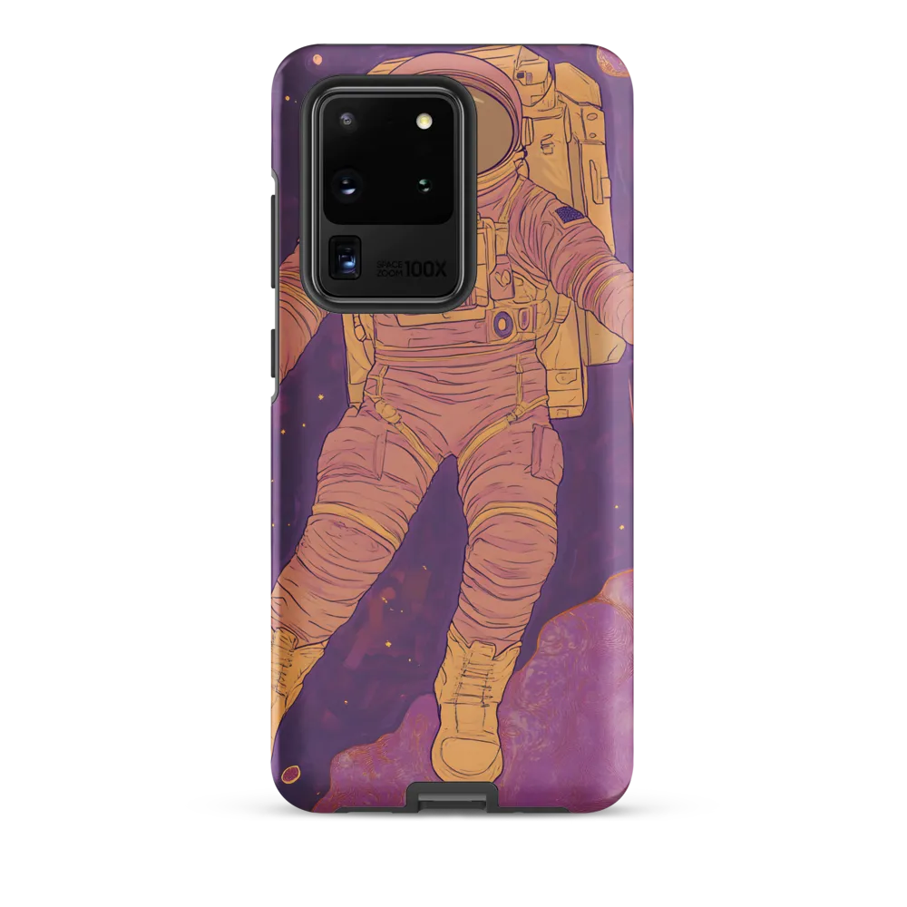 Floating Through the Cosmos | Phone Case |  S20 Ultra | Tough Case | Matte