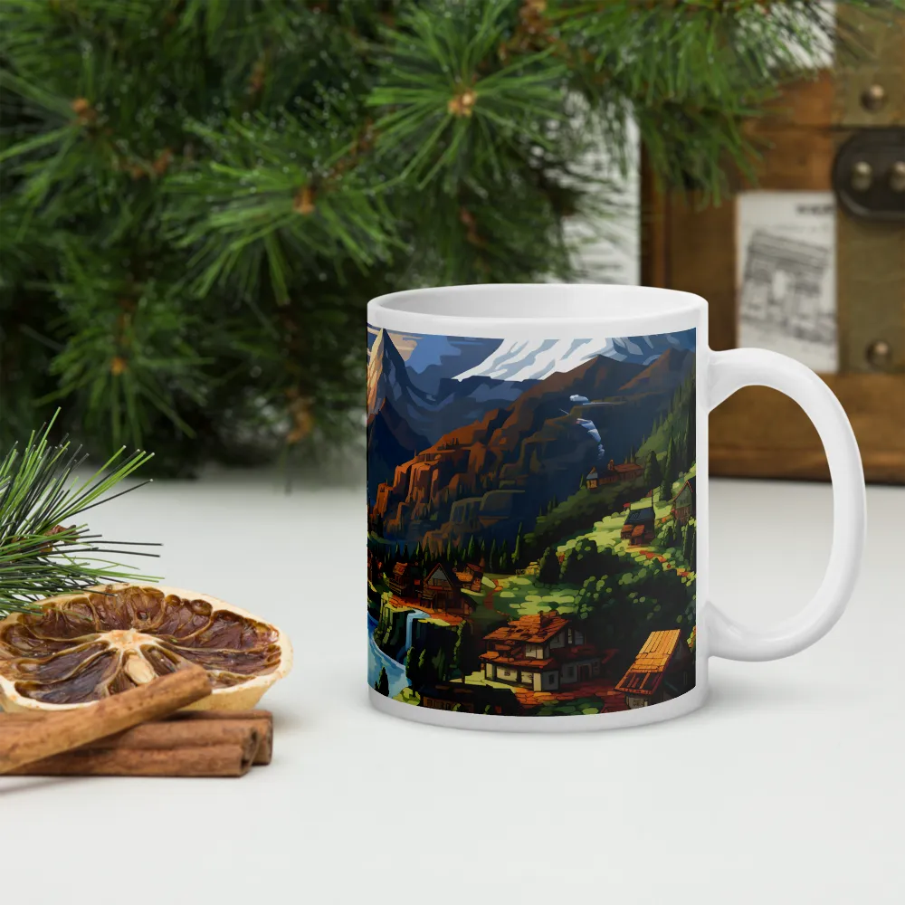 Tranquil Sunset Over Serene Landscape | Mugs | Multiple Sizes & Colors