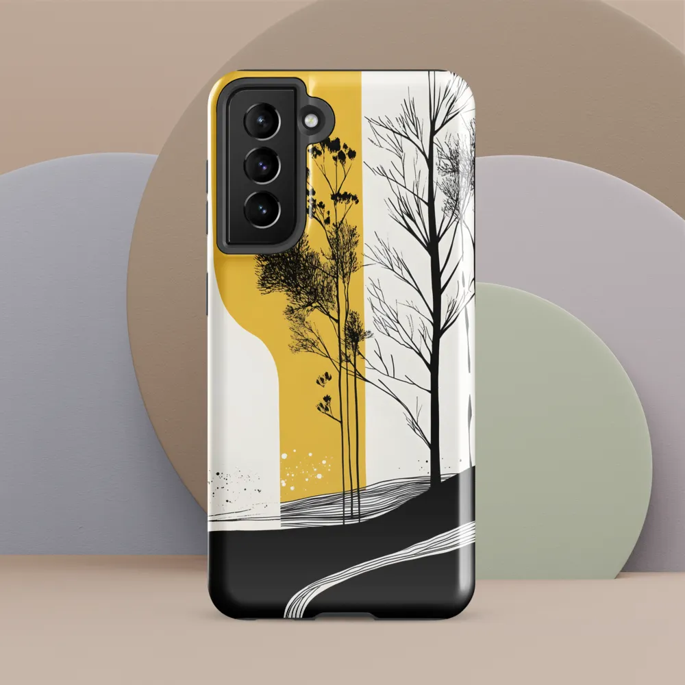 Whispers of Nature: An Abstract Landscape
