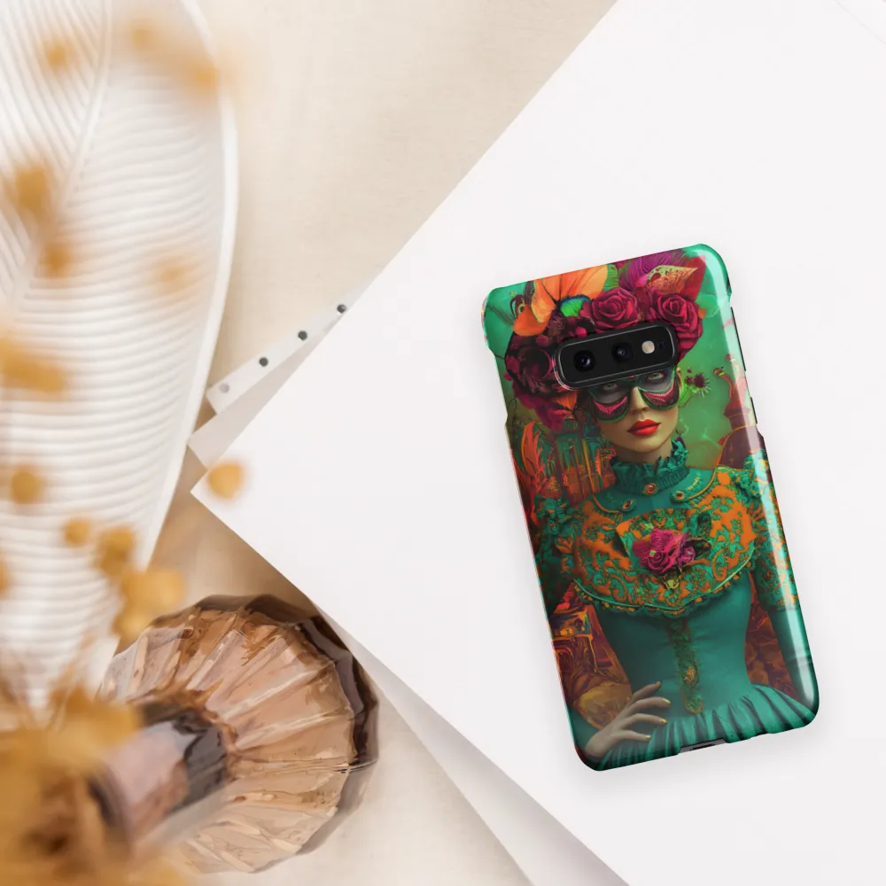 Enchanted Elegance: A Portrait of Mystique | Phone Case |  S10e | Snap Case | Glossy
