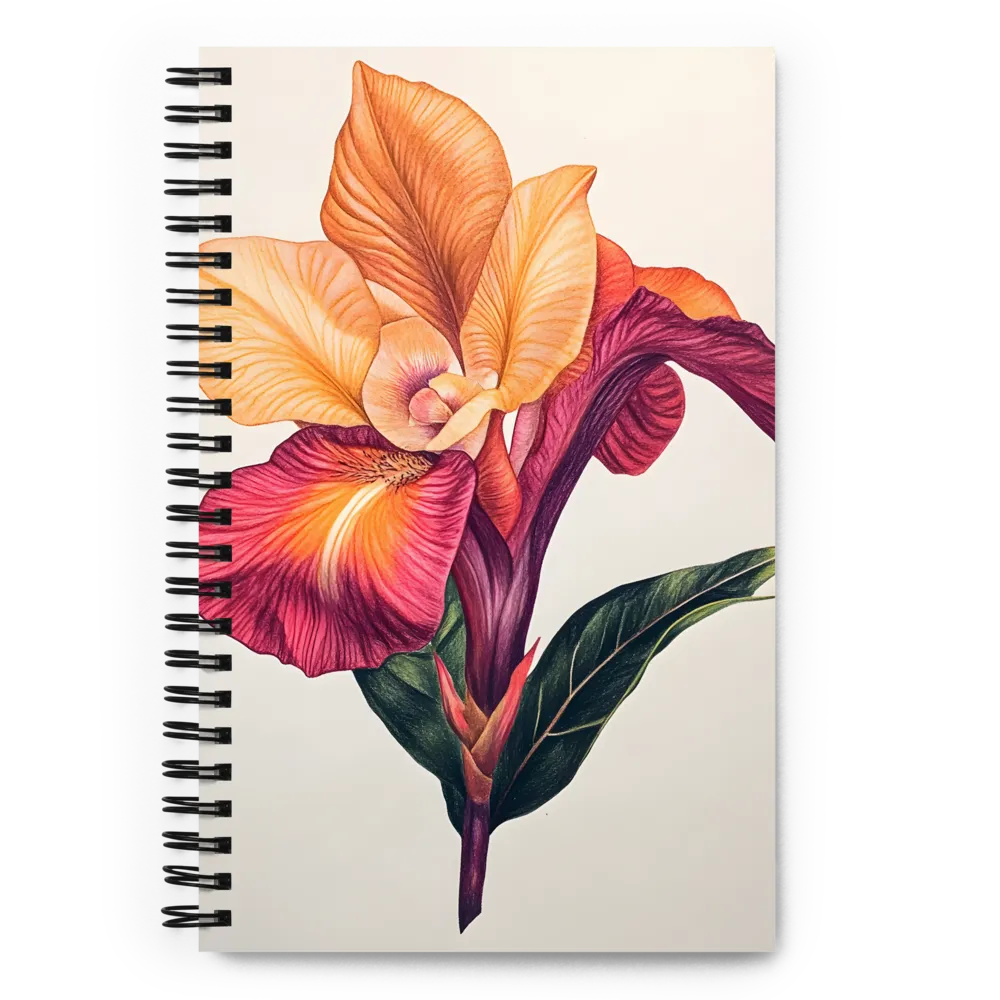 Floral Harmony | Spiral Notebook