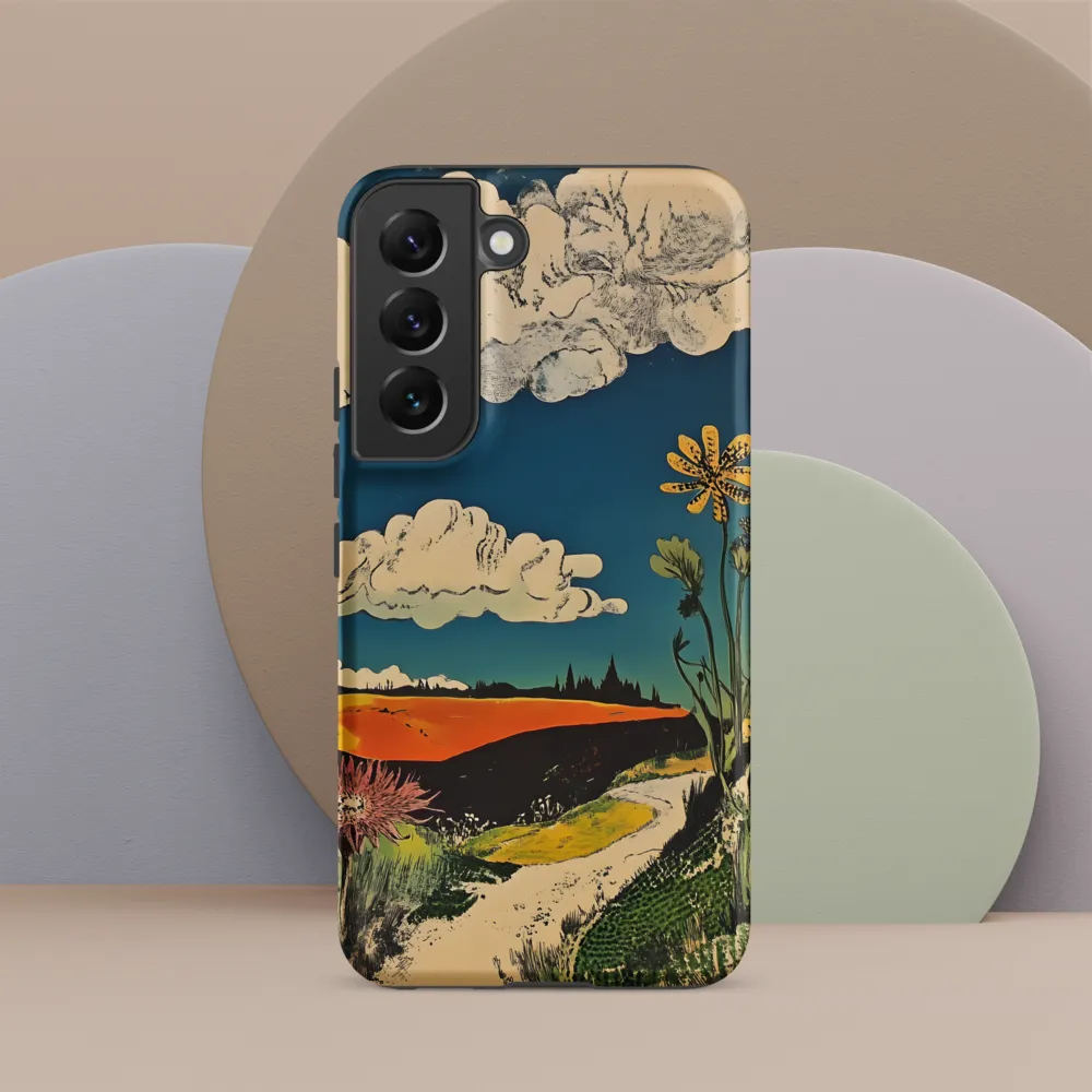 Surreal Blooming Landscape