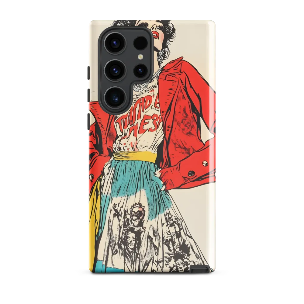 Vibrant Elegance: A Pop Art Fashion Statement