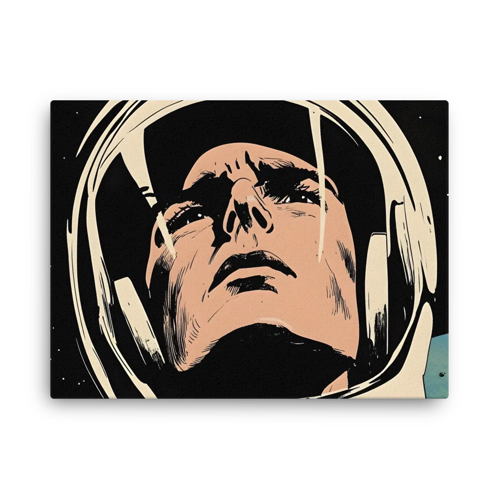 Gaze of the Astronaut | Thin Canvas | 18″×24″