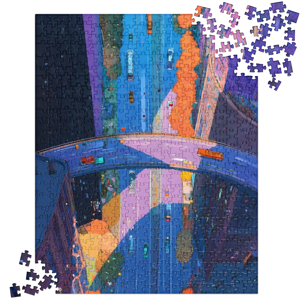 Urban Symphony: Aerial Reverie | Jigsaw Puzzle | 520 pieces