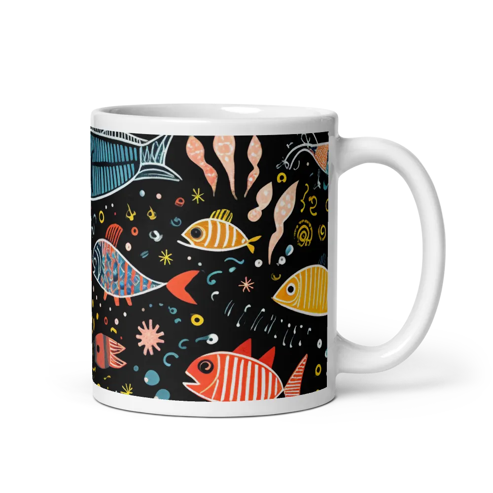 Whimsical Underwater Dance | Mug with White inside | 11 oz