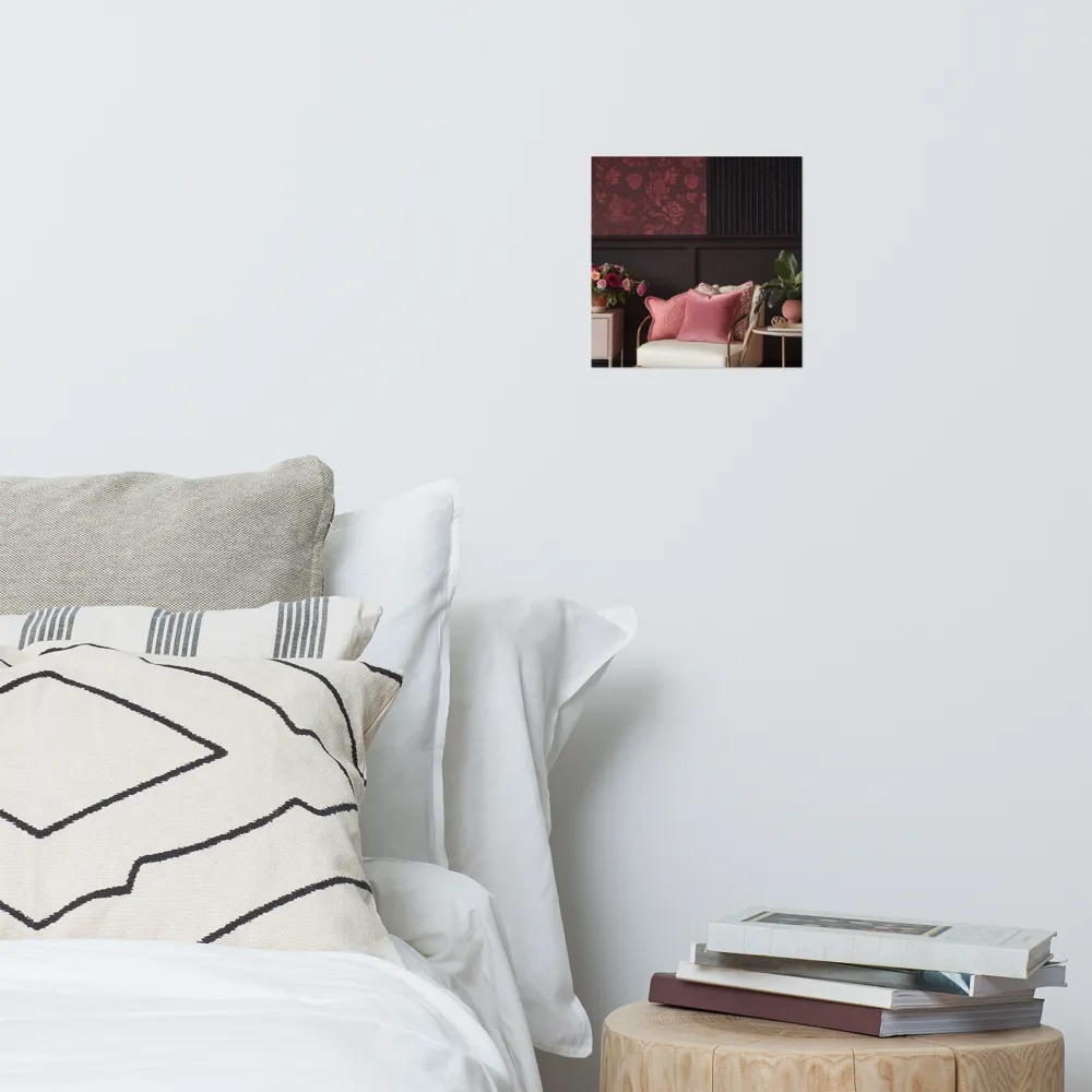 Elegance in Contrast: A Modern Interior Design | Poster | 10″×10″