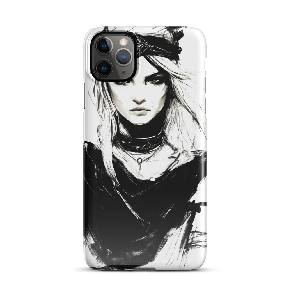 Intense Femininity in Monochrome | Phone Case |  11 Pro Max | Snap Case | Glossy