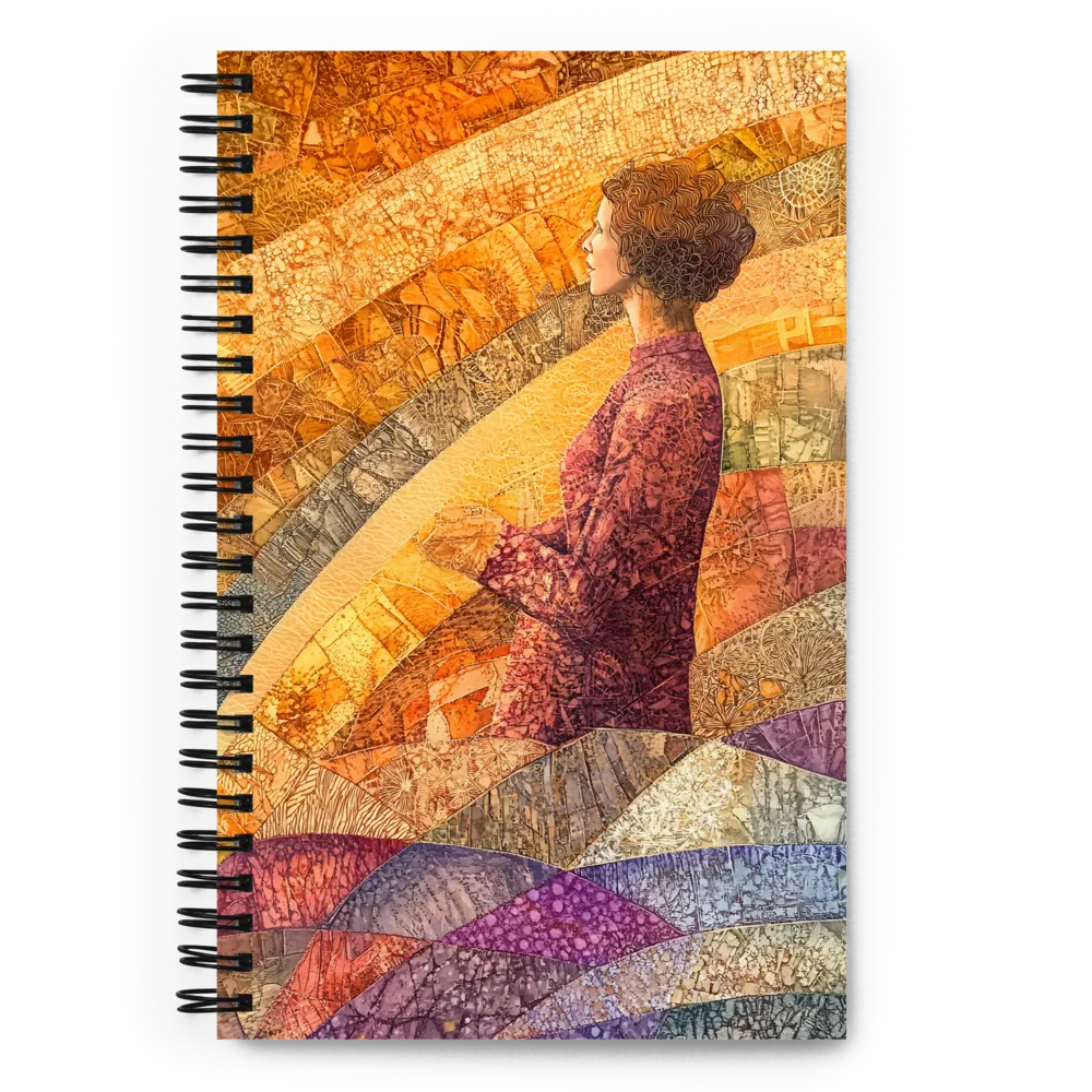 Whispers of Contemplation | Spiral Notebook