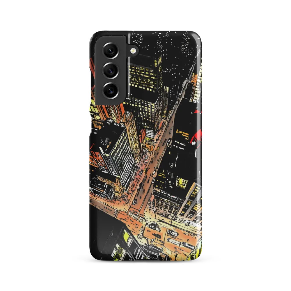 Urban Nightscape: A Bird's-eye View