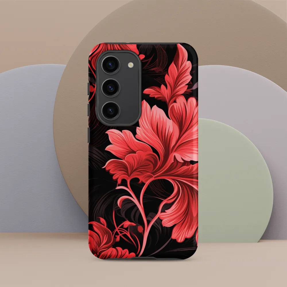 Tropical Elegance in Red