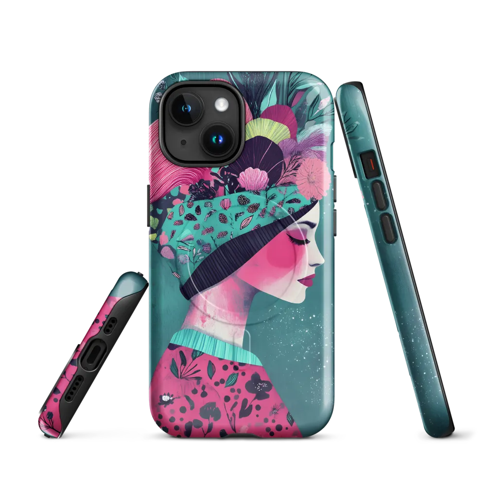 Whimsical Floral Portrait