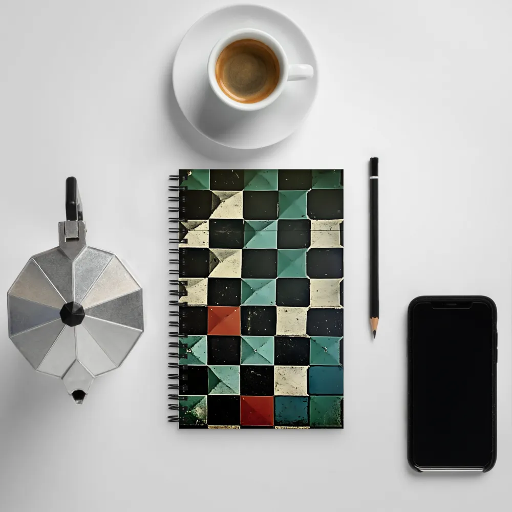 Geometric Harmony | Spiral Notebook