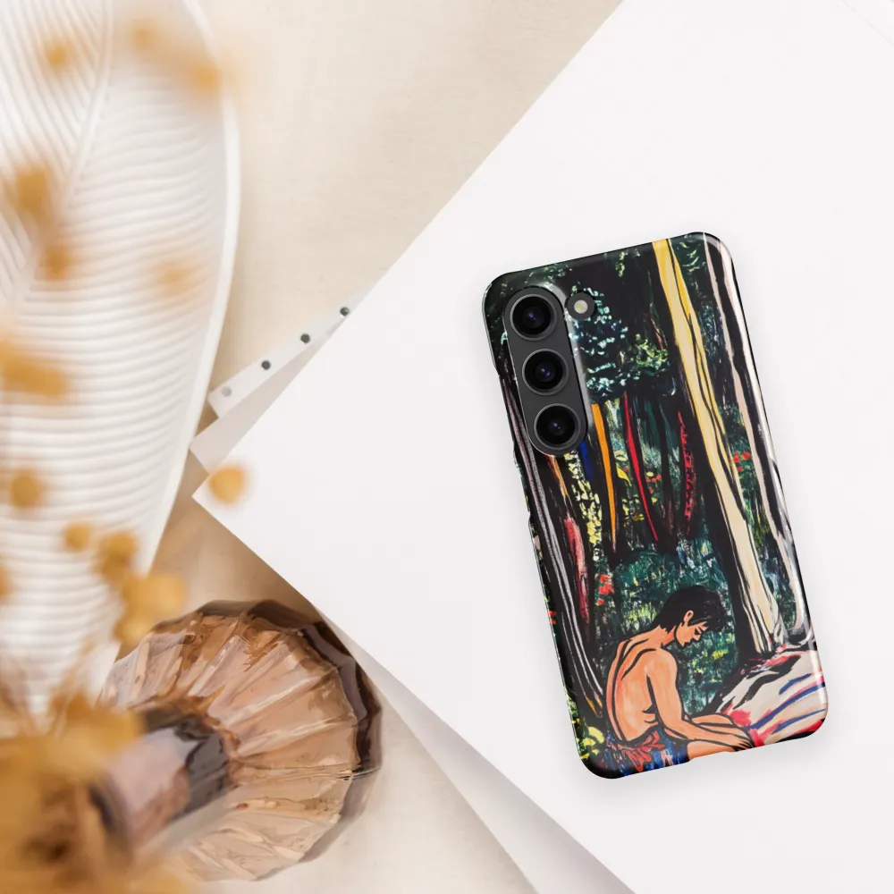 Contemplation in Nature | Phone Case |  S23 | Snap Case | Glossy