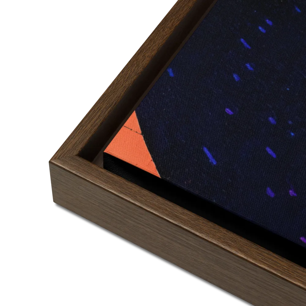 Ethereal Reverie | Canvas with Brown Frame | 24″×36″