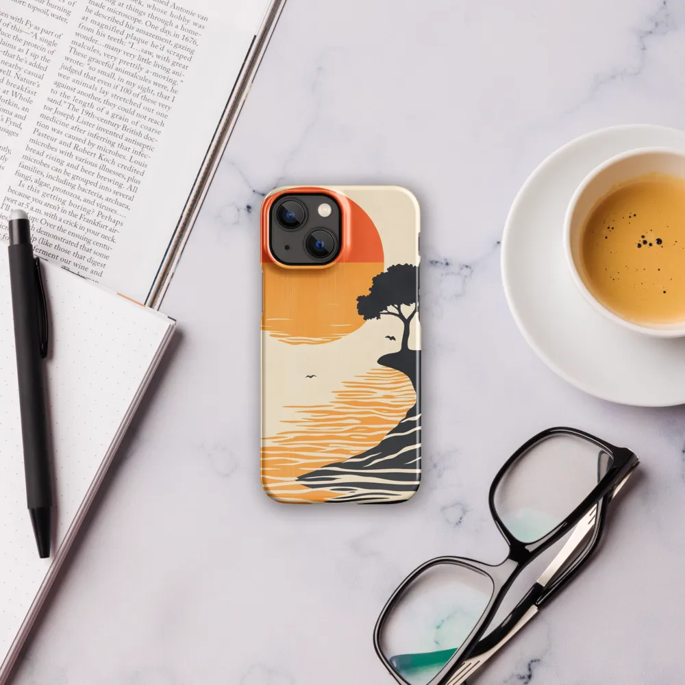 Serene Sunset | Phone Case |  13 Mini | Snap Case | Glossy