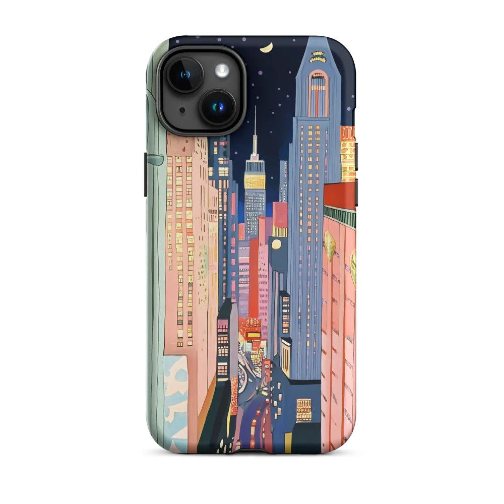 Urban Dreamscape: A Pop Art Night | Phone Case |  15 Plus | Tough Case | Matte