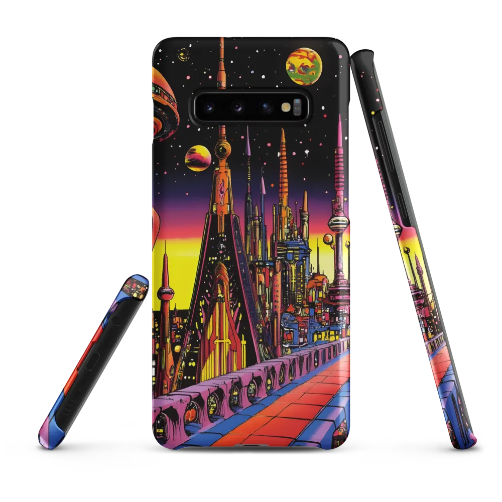 Futuristic Cosmos: A Journey Through Neon Cities