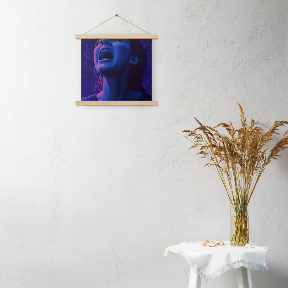 Echoes of Anguish | Poster With Oak Wood Hanger | 14″×14″