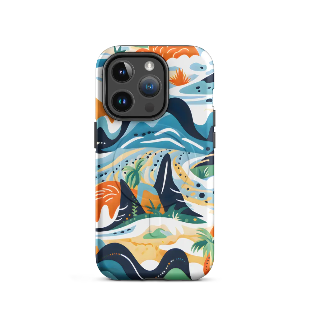 Abstract Tropical Landscape