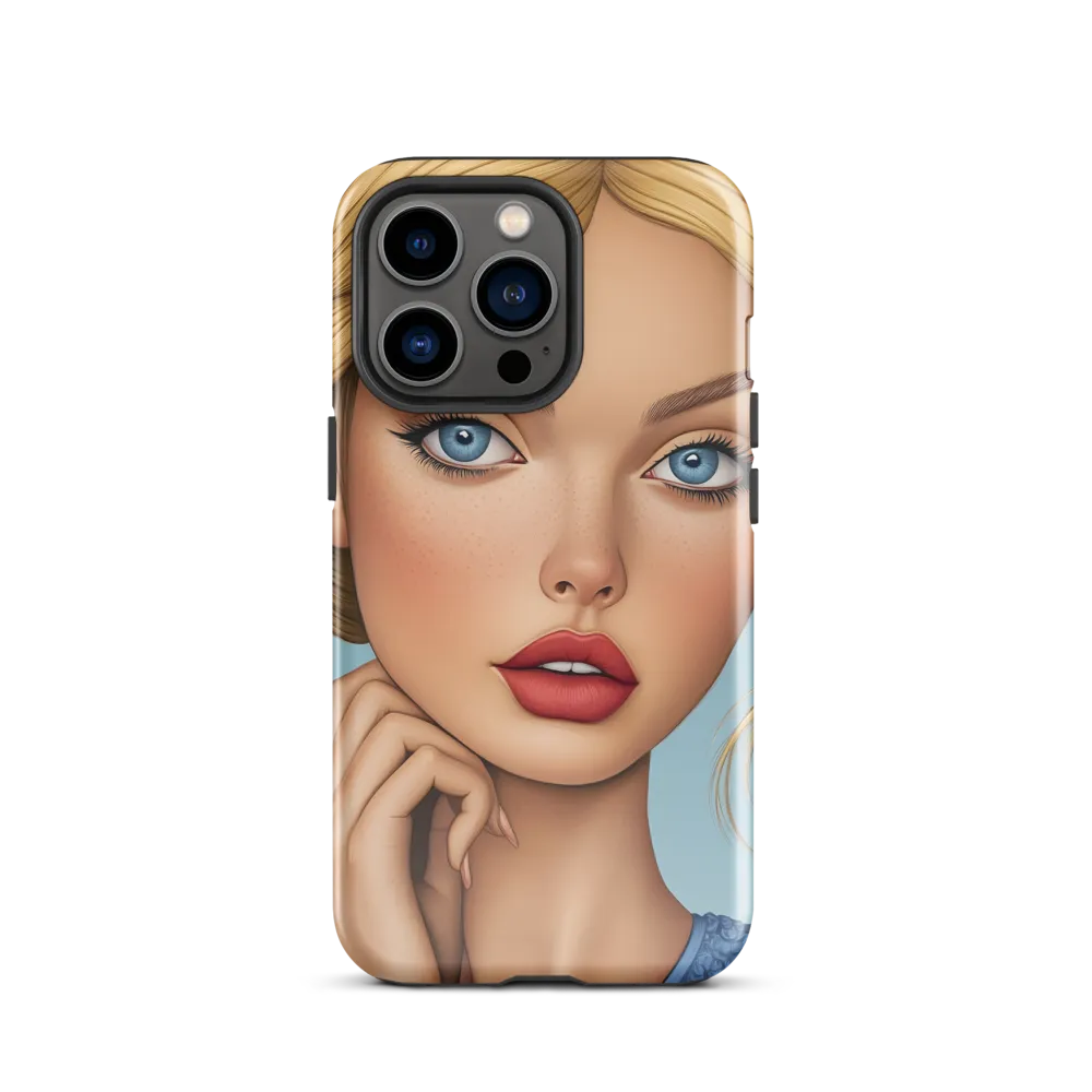 Serenity in Blue | Phone Case |  13 Pro | Tough Case | Glossy