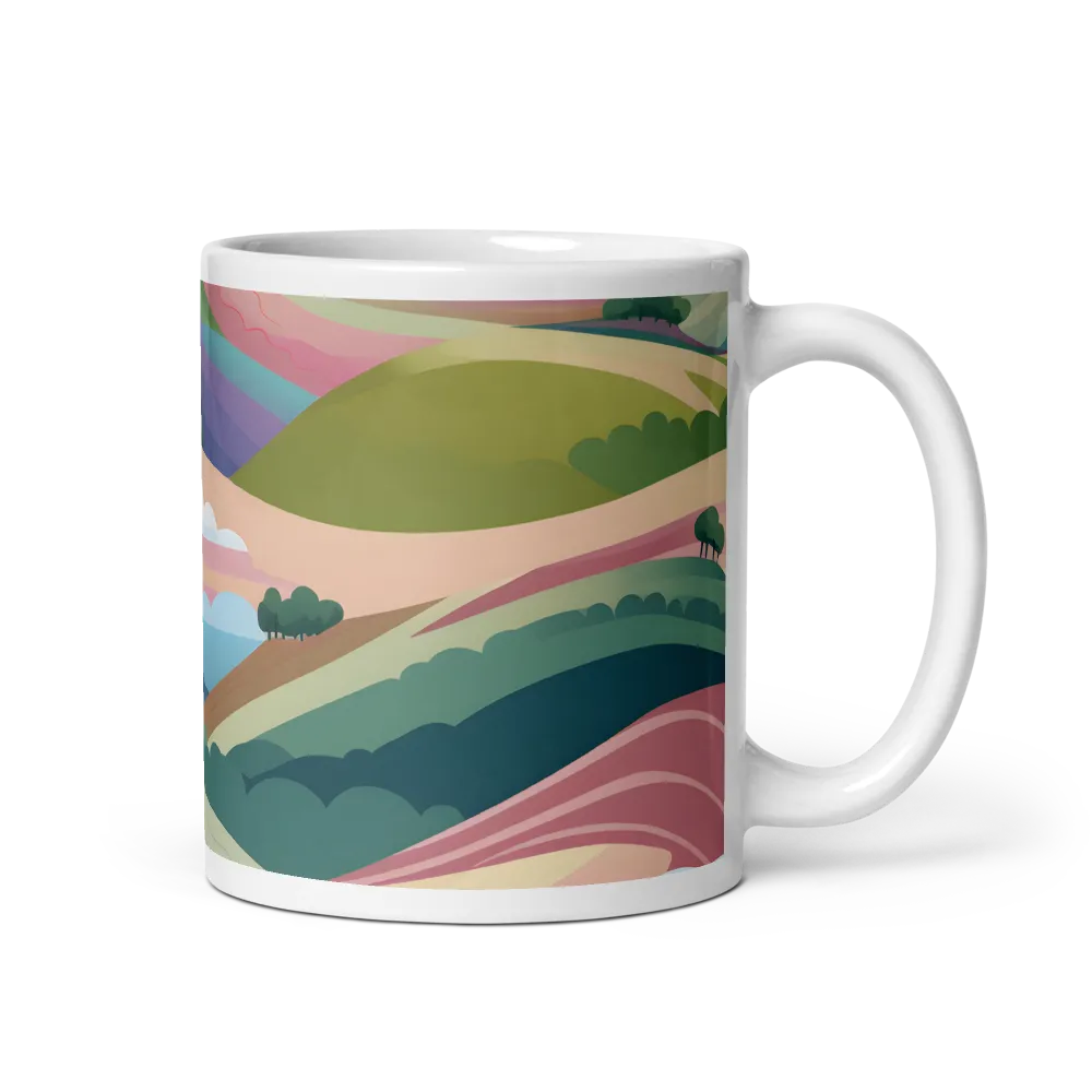 Harmonious Hills | Mug with White inside | 11 oz