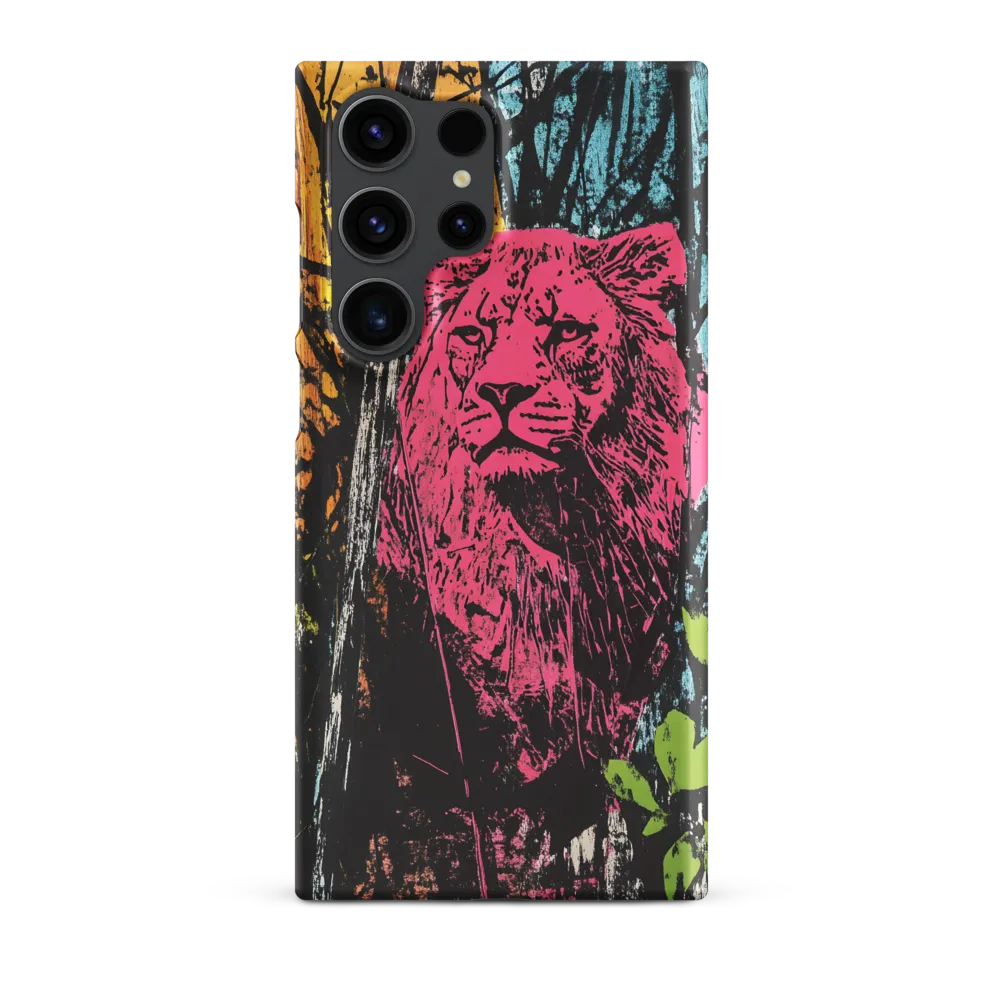 Fierce Vibrance: The Pink Lion