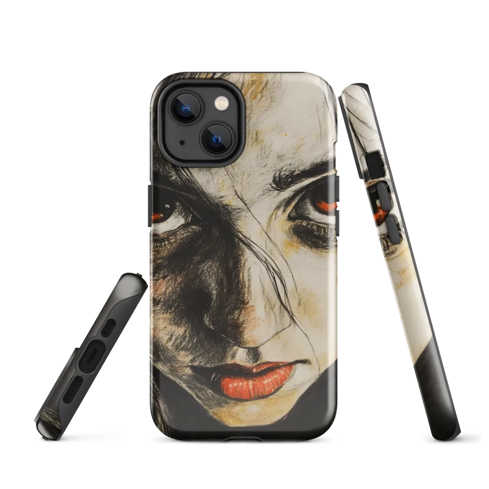 Gaze of Intensity | Phone Case |  14 | Tough Case | Glossy