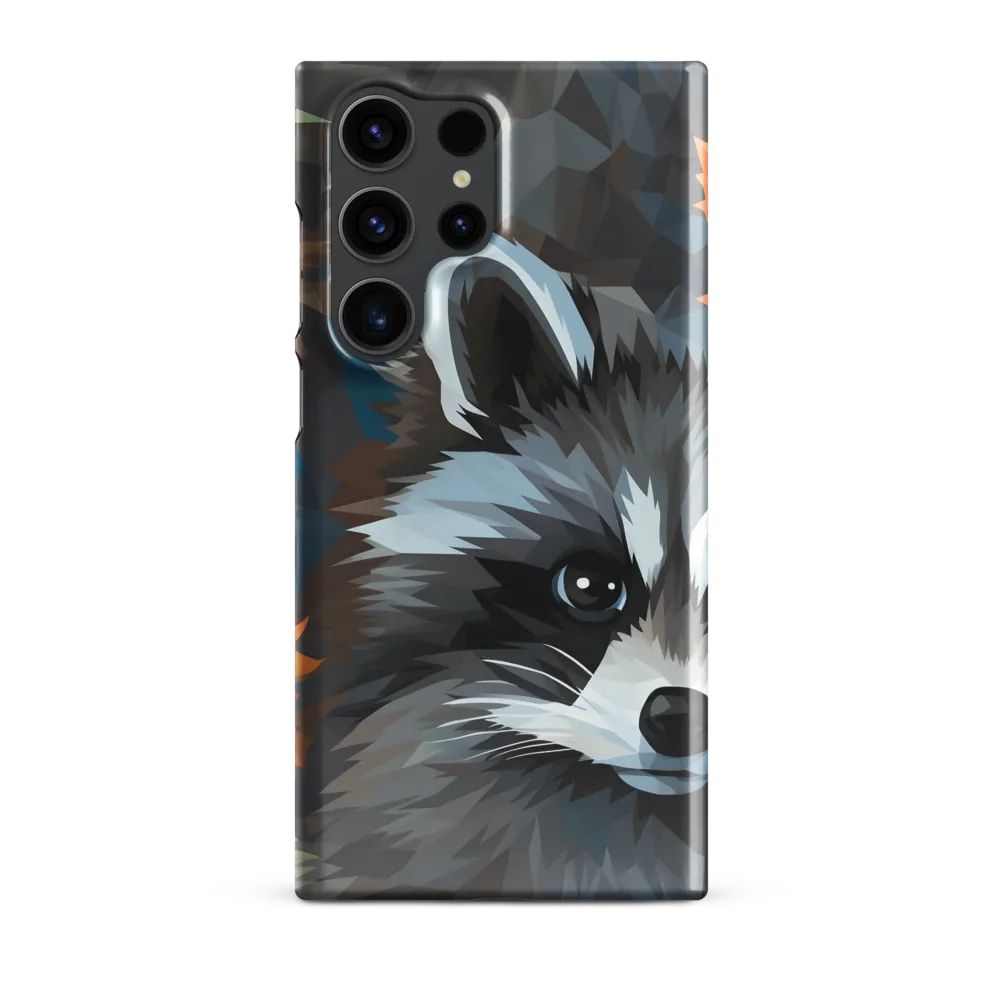 Whispers of Autumn: The Raccoon's Gaze