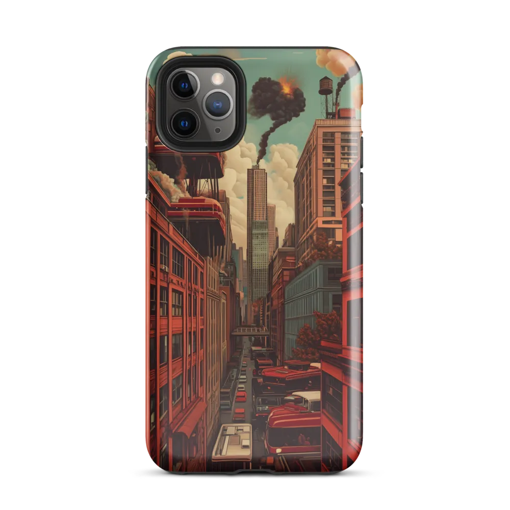 Urban Chaos: A Surreal Exploration | Phone Case |  11 Pro Max | Tough Case | Glossy