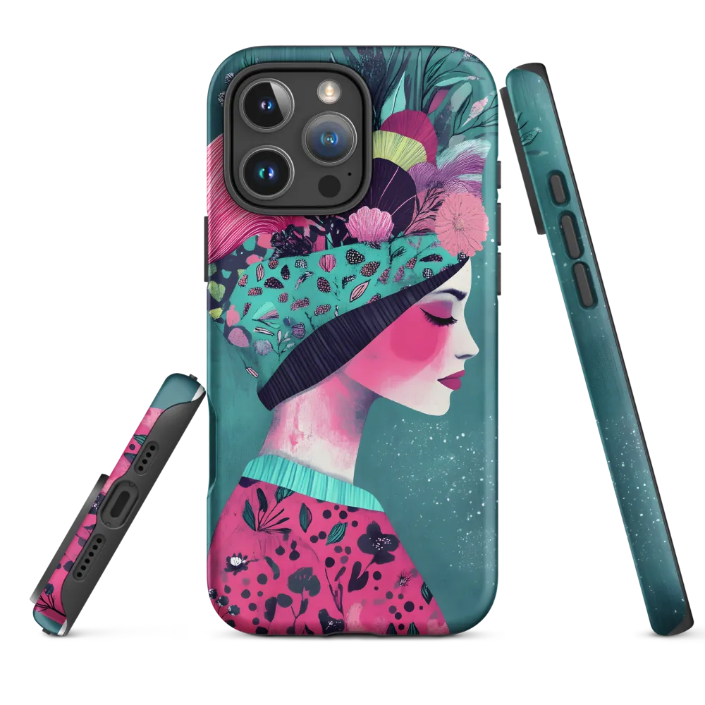 Whimsical Floral Portrait